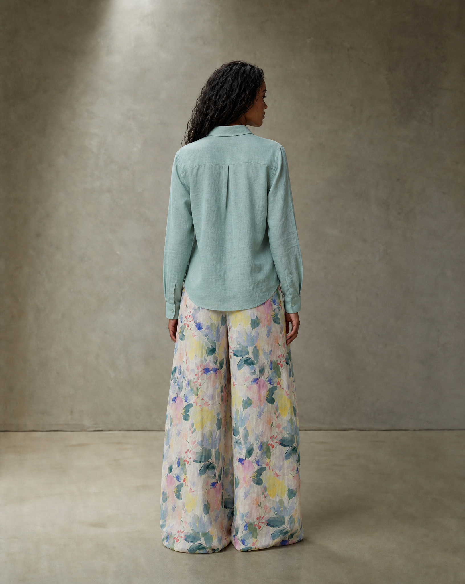 Teal Flower Set